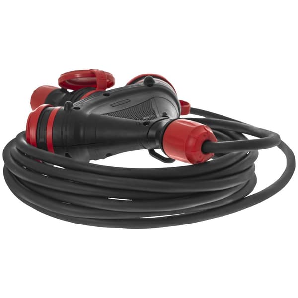 AWTOOLS EXTREME FORLÆNGERKABEL 30m 3x2,5mm 3 STIKkontakter IP54 16A/4000W