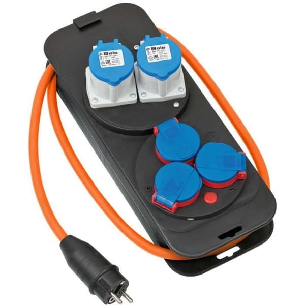 BRENNENSTUHL Camping Car distributionsbox - 5 uttag - 16A IP44