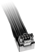 Miniatyrbillede 2 af 2: be quiet! 12VHPWR PCI-E 90° OMVENDT KABEL