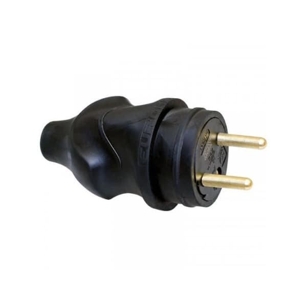 16A hangummi IP40 plugg utan ring (61055)