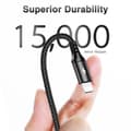 Miniatyrbild 3 av 6: Multikabel med flera kontakter, 5 i 1 Universell Kabel [1.2M/2-pack] Multiladdningskabel med Lightning + USB C + Micro