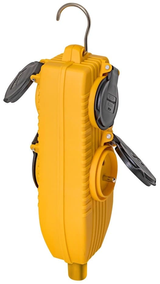 Forlængerledning med Powerblock IP54 Brennenstuhl 1169604010