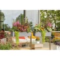 Miniatyrbild 3 av 3: LECHUZA Planteringsmaskin BALCONERA Stone 80 ALL-IN-ONE Grå