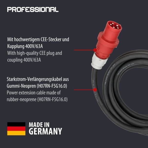 Brennenstuhl Professionell CEE IP44 förlängningssladd 10m