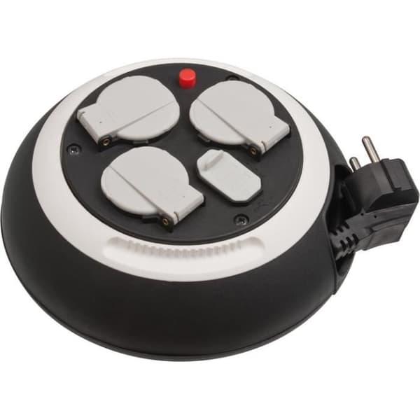 Kabelvindare - Brennenstuhl - 1109220600 - 3 m - 3 uttag - 2 USB-portar