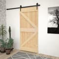 Miniatyrbild 10 av 10: vidaXL Dörr 90x210 cm massiv furu