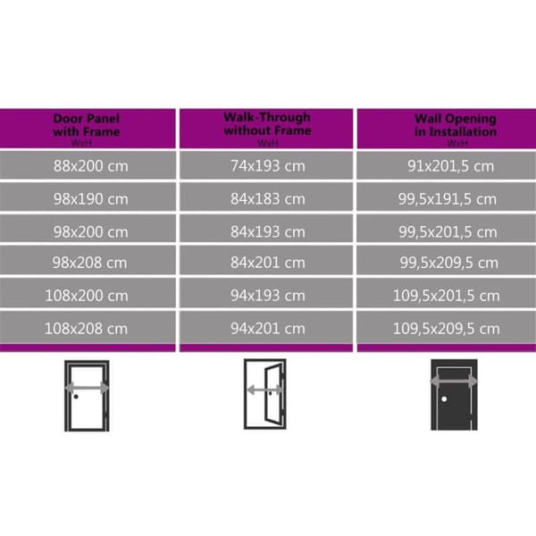 vidaXL hoveddør 110x210 cm aluminium og PVC hvid