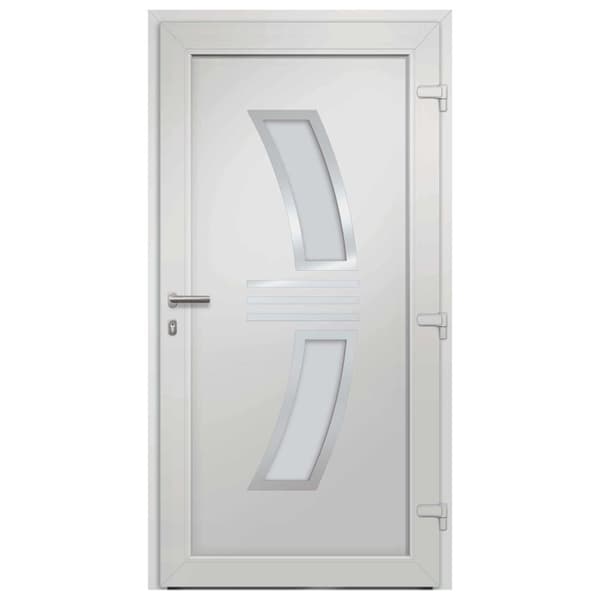 vidaXL hoveddør 98x208 cm hvid