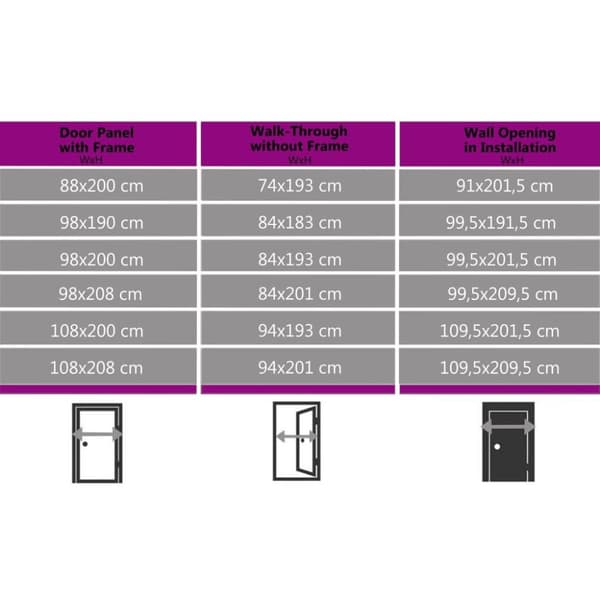 vidaXL hoveddør 100x210 cm aluminium og PVC hvid