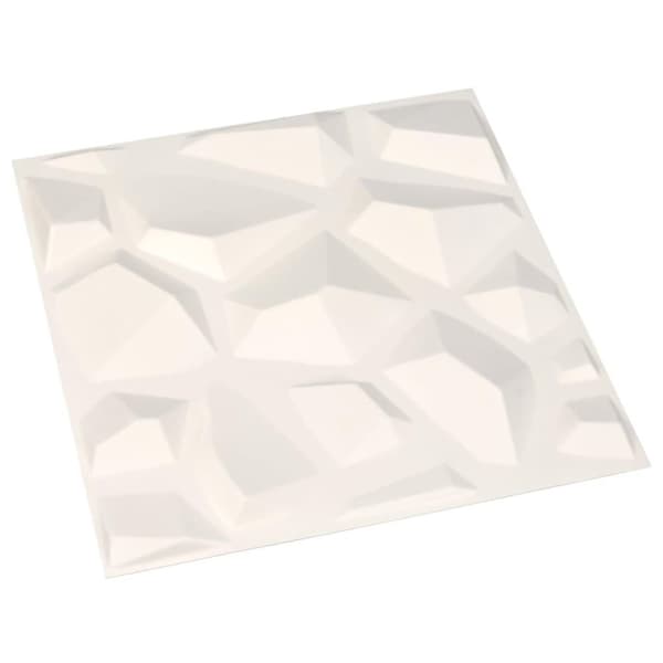 vidaXL Veggpaneler 12 stk 3D 0,5x0,5 m 3 m²