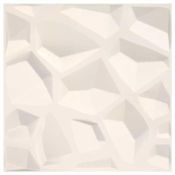 vidaXL Veggpaneler 12 stk 3D 0,5x0,5 m 3 m²