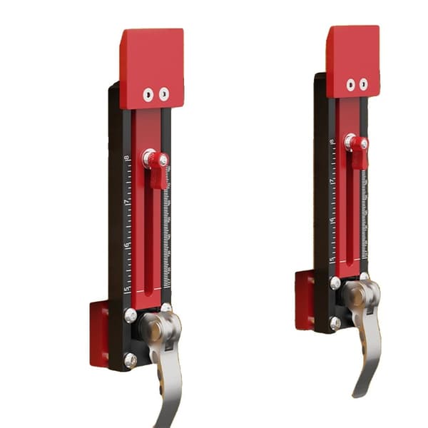 Gecko Gauge Siding Installationsværktøj, Justerbar Pladetykkelse, Dobbelt Måleskala, Holdbart Aluminiumlegering