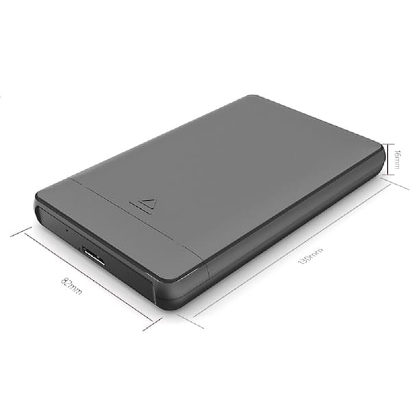 2,5" Harddiskkabinett USB 3.0 - Svart