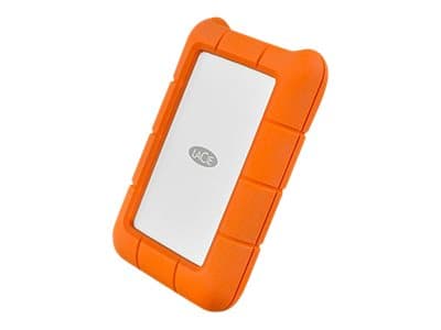 LaCie Rugged USB-C - Hårddisk - 2 TB - extern (bärbar) - USB 3.1 Gen 1 (USB-C stikforbindelse) - orange
