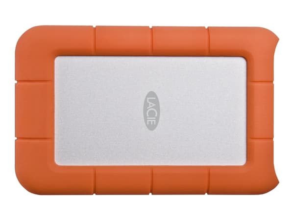 LaCie Rugged USB-C - Hårddisk - 1 TB - extern (bärbar) - USB 3.1 Gen 1 (USB-C stikforbindelse) - orange