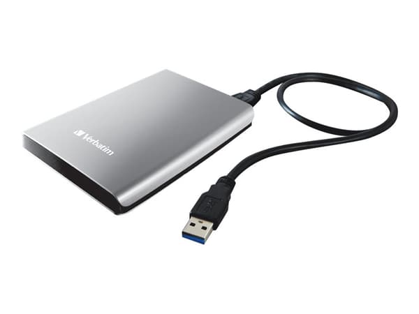 Verbatim Store 'n' Go Portable - Hårddisk - 2 TB - extern (bärbar) - USB 3.0 - 5400 rpm - silver