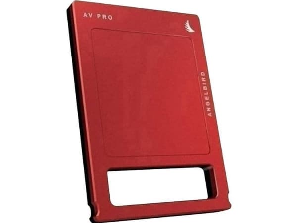 Angelbird Technologies AV PRO MK3, 1 TB, 2.5", 560 MB/s, 6 Gbit/s, Sort, Rød