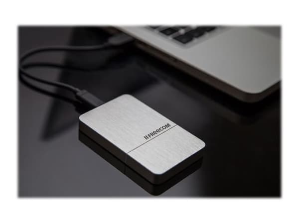 Freecom mSSD MAXX - SSD - 512 GB - ekstern (bærbar) - USB 3.1 Gen 2 - børstet aluminium