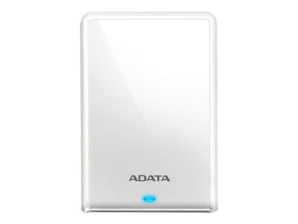 ADATA HV620S - Harddisk - 2 TB - ekstern (bærbar) - USB 3.0 - hvit