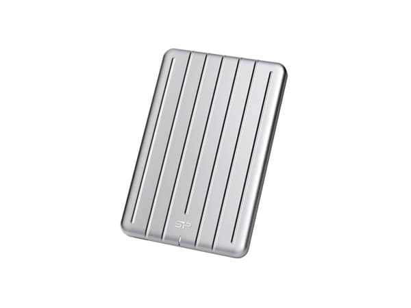 SILICON POWER Armor A75 - Harddisk - 2 TB - ekstern (bærbar) - USB 3.1 Gen 1 - sølv