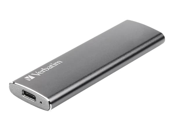 Verbatim Vx500 - SSD - 240 GB - ekstern (bærbar) - USB 3.1 Gen 2 (USB-C kontakt) - romgrå