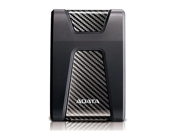 ADATA DashDrive Durable HD650 - Harddisk - 2 TB - ekstern (bærbar) - 2.5" - USB 3.0 - svart