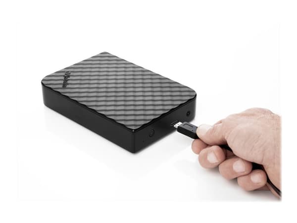 Verbatim Store 'n' Save - Harddisk - 4 TB - ekstern (stasjonær) - USB 3.0 - svart