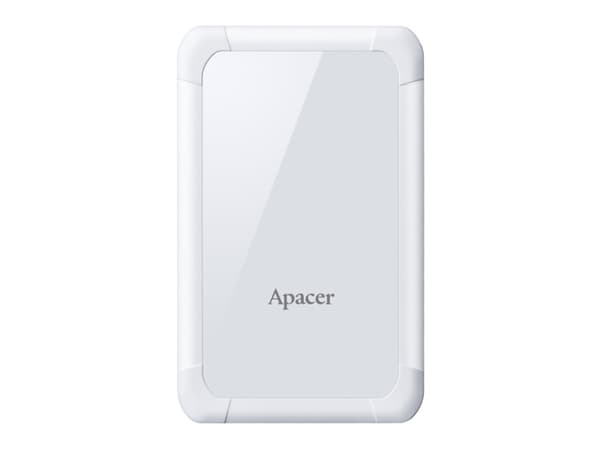 Apacer AC532 - Harddisk - 1 TB - ekstern (bærbar) - 2.5" - USB 3.1 Gen 1 - hvit
