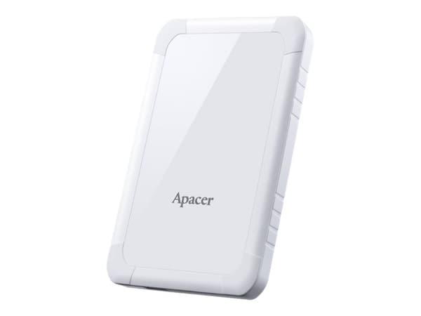 Apacer AC532 - Harddisk - 1 TB - ekstern (bærbar) - 2.5" - USB 3.1 Gen 1 - hvit
