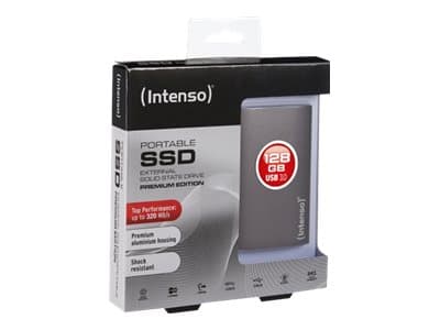 Intenso - Premium Edition - SSD - 128 GB - ekstern (bærbar) - 1.8" - USB 3.0 - antrasitt