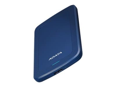 ADATA HV300 - Harddisk - 1 TB - ekstern (bærbar) - USB 3.1 - 256-bit AES - blå