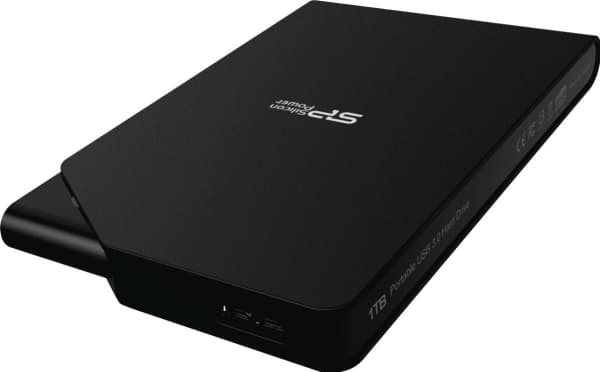 SILICON POWER Stream S03 - Hårddisk - 2 TB - extern (bärbar) - USB 3.0 - mat sort
