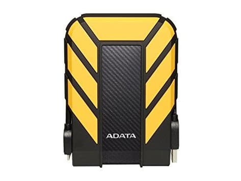 ADATA HD710P - Hårddisk - 2 TB - extern (bärbar) - 2,5" - USB 3.1 - gul