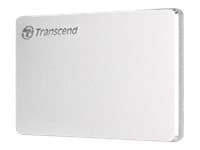 Transcend StoreJet 25C3S - Hårddisk - 2 TB - extern (bärbar) - 2,5" - USB 3.1 Gen 1 (USB-C stikforbindelse) - silver