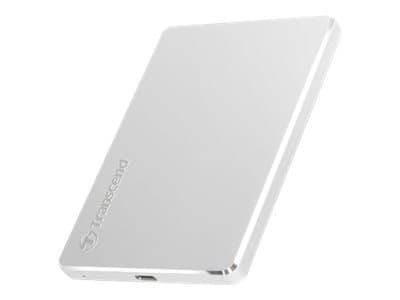 Transcend StoreJet 25C3S - Hårddisk - 2 TB - extern (bärbar) - 2,5" - USB 3.1 Gen 1 (USB-C stikforbindelse) - silver