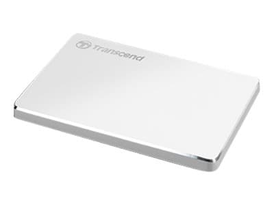 Transcend StoreJet 25C3S - Hårddisk - 2 TB - extern (bärbar) - 2,5" - USB 3.1 Gen 1 (USB-C stikforbindelse) - silver