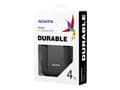 Miniatyrbilde 3 av 5: ADATA HD330 - Harddisk - 4 TB - ekstern (bærbar) - USB 3.1 - 256-bit AES - svart