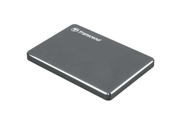 Transcend StoreJet 25C3 - Hårddisk - 2 TB - extern (bärbar) - 2.5" - USB 3.0 - järngrå