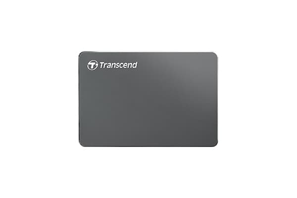 Transcend StoreJet 25C3 - Hårddisk - 2 TB - extern (bärbar) - 2.5" - USB 3.0 - järngrå