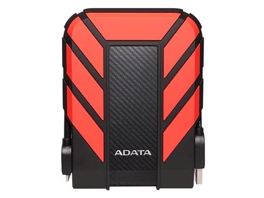 ADATA HD710P - Harddisk - 2 TB - ekstern (bærbar) - 2.5" - USB 3.1 - rød