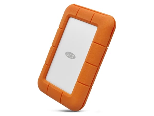 LaCie Rugged Secure STFR2000403 - Hårddisk - krypterad - 2 TB - extern (bärbar) - USB 3.1 Gen 1 (USB-C stikforbindelse) - 256-bit AES - med 2 års Res