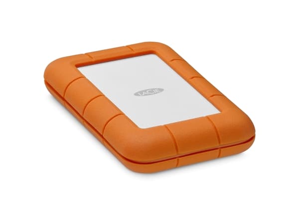 LaCie Rugged Secure STFR2000403 - Hårddisk - krypterad - 2 TB - extern (bärbar) - USB 3.1 Gen 1 (USB-C stikforbindelse) - 256-bit AES - med 2 års Res