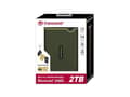 Miniatyrbilde 3 av 5: Transcend StoreJet 25M3 Slim - Harddisk - 1 TB - ekstern (bærbar) - 2.5" - USB 3.0 - militærgrønn