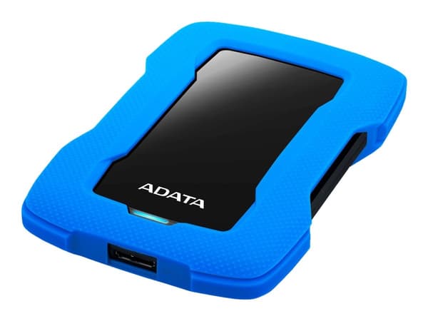 ADATA HD330 - Hårddisk - 2 TB - extern (bärbar) - USB 3.1 - 256-bitars AES - blå