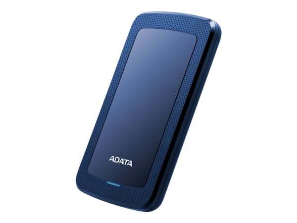 ADATA HV300 - Harddisk - 2 TB - ekstern (bærbar) - USB 3.1 - 256-bit AES - blå