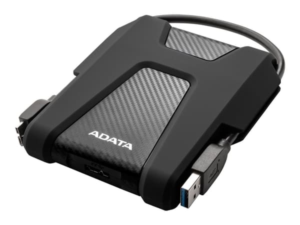 ADATA HD680 - Hårddisk - krypterad - 2 TB - extern (bärbar) - USB 3.1 - 256-bitars AES - sortering