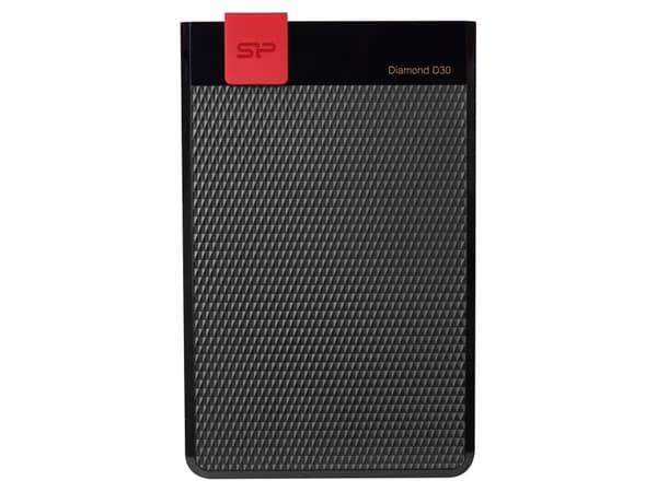 SILICON POWER Diamond D30 - Harddisk - 1 TB - ekstern (bærbar) - 2.5" - USB 3.1 Gen 1 - svart