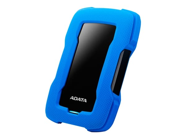 ADATA HD330 - Harddisk - 1 TB - ekstern (bærbar) - USB 3.1 - 256-bit AES - blå