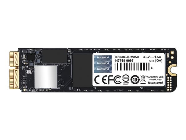 Transcend JetDrive 855 - SSD - 960 GB - ekstern (bærbar) - NVMe - Thunderbolt