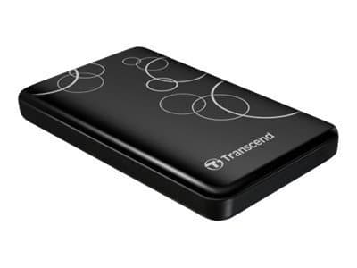 Transcend StoreJet 25A3 - Hårddisk - 1 TB - extern (bärbar) - 2,5" - USB 3.0 - sortering
